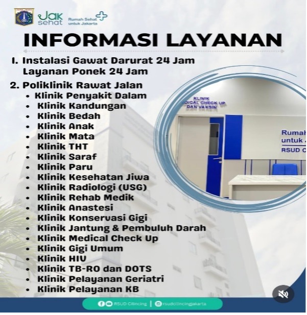 Informasi Layanan RSUD Cilincing