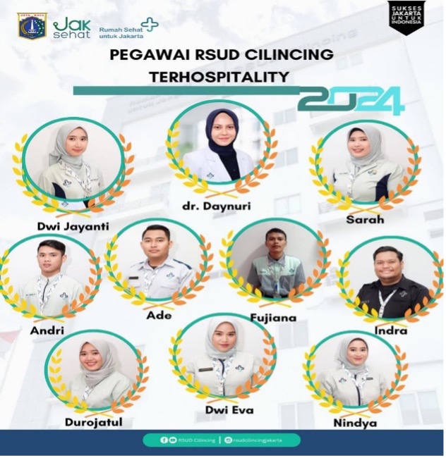 Karyawan RSUD Cilincing Terhospitality Periode 2024