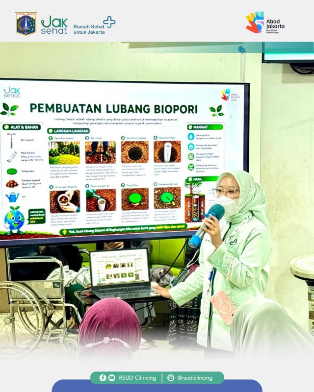 Sosialisasi Pilah Sampah di RSUD Cilincing