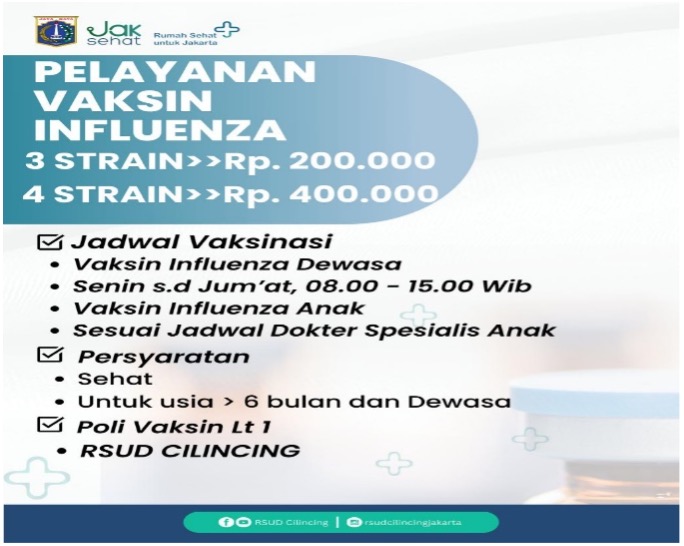 Pelayanan Vaksin Influenza