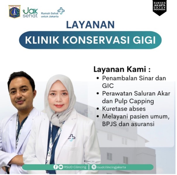 Layanan Klinik Konservasi Gigi
